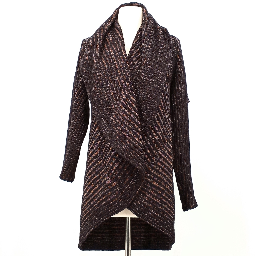 Angel Apparel Open Front Circle Cardigan